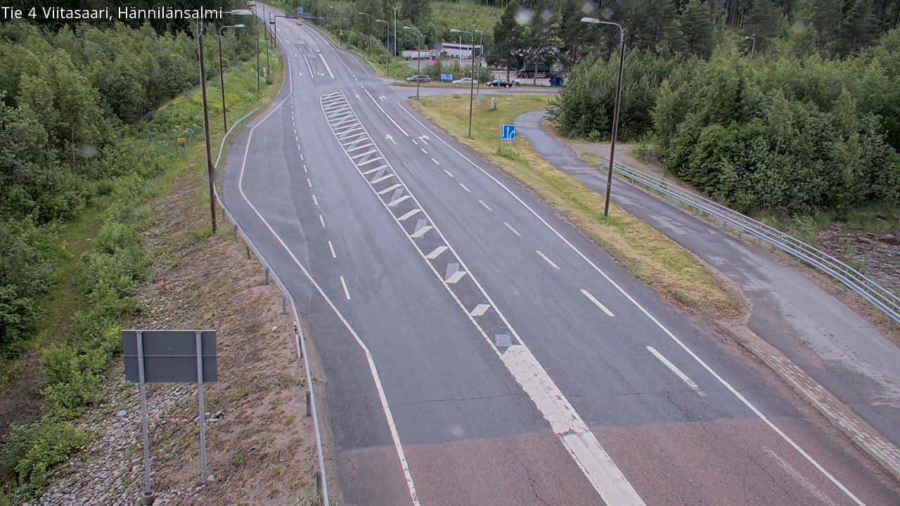 Weather Camera Image Väg 4 Viitasaari Hännilänsalmi, Viitasaari, Keski-Suomi