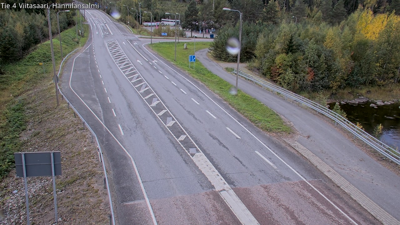 Weather Camera Image Road 4 Viitasaari Hännilänsalmi, Viitasaari, Keski-Suomi