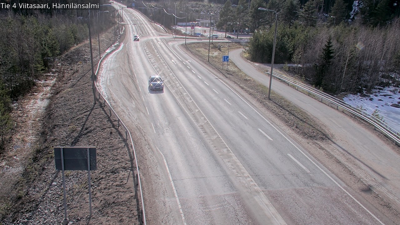 Weather Camera Image Väg 4 Viitasaari Hännilänsalmi, Viitasaari, Keski-Suomi