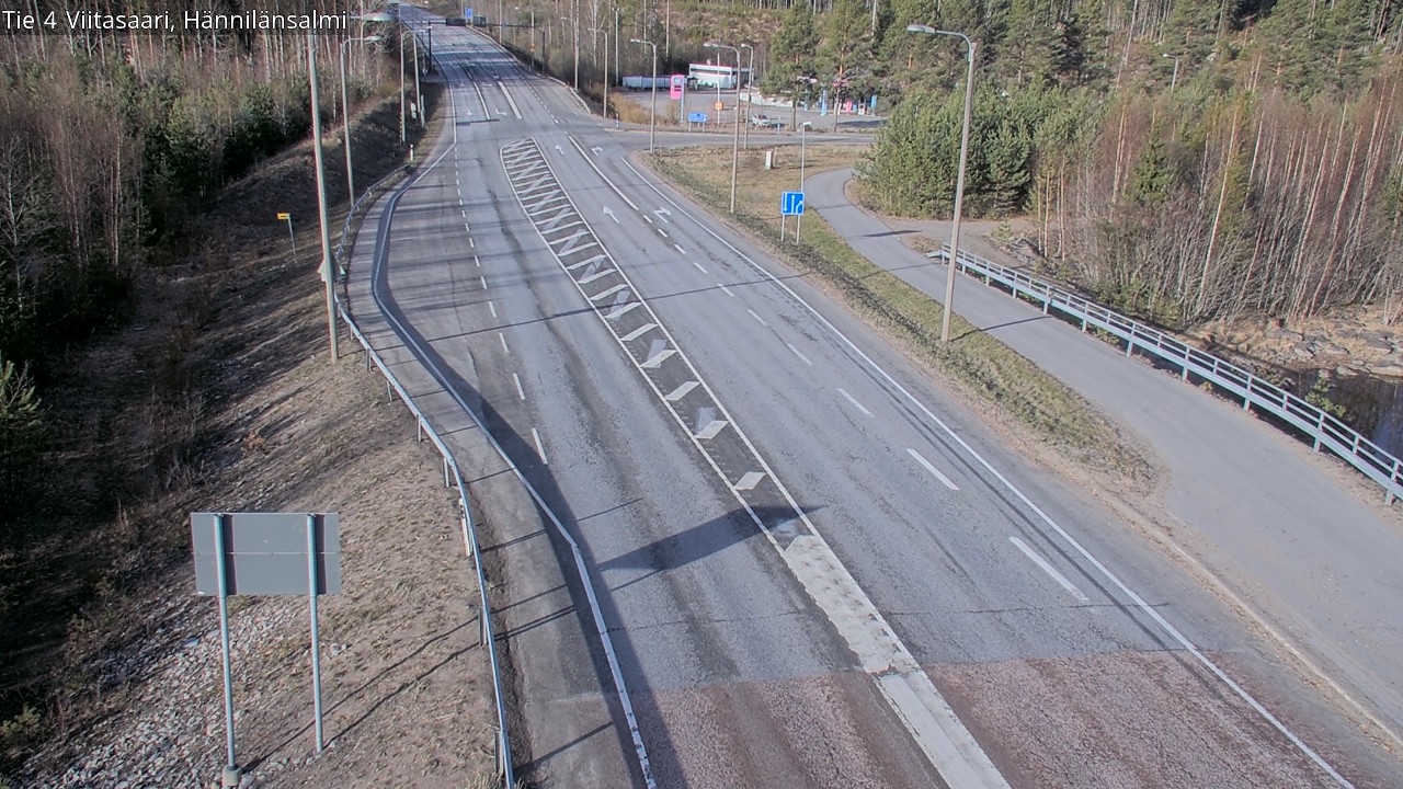Weather Camera Image Väg 4 Viitasaari Hännilänsalmi, Viitasaari, Keski-Suomi