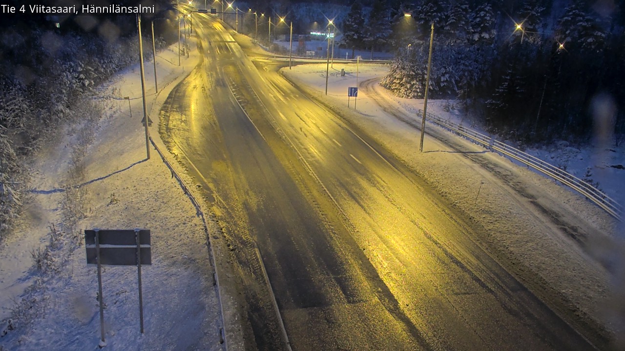 Weather Camera Image Road 4 Viitasaari Hännilänsalmi, Viitasaari, Keski-Suomi
