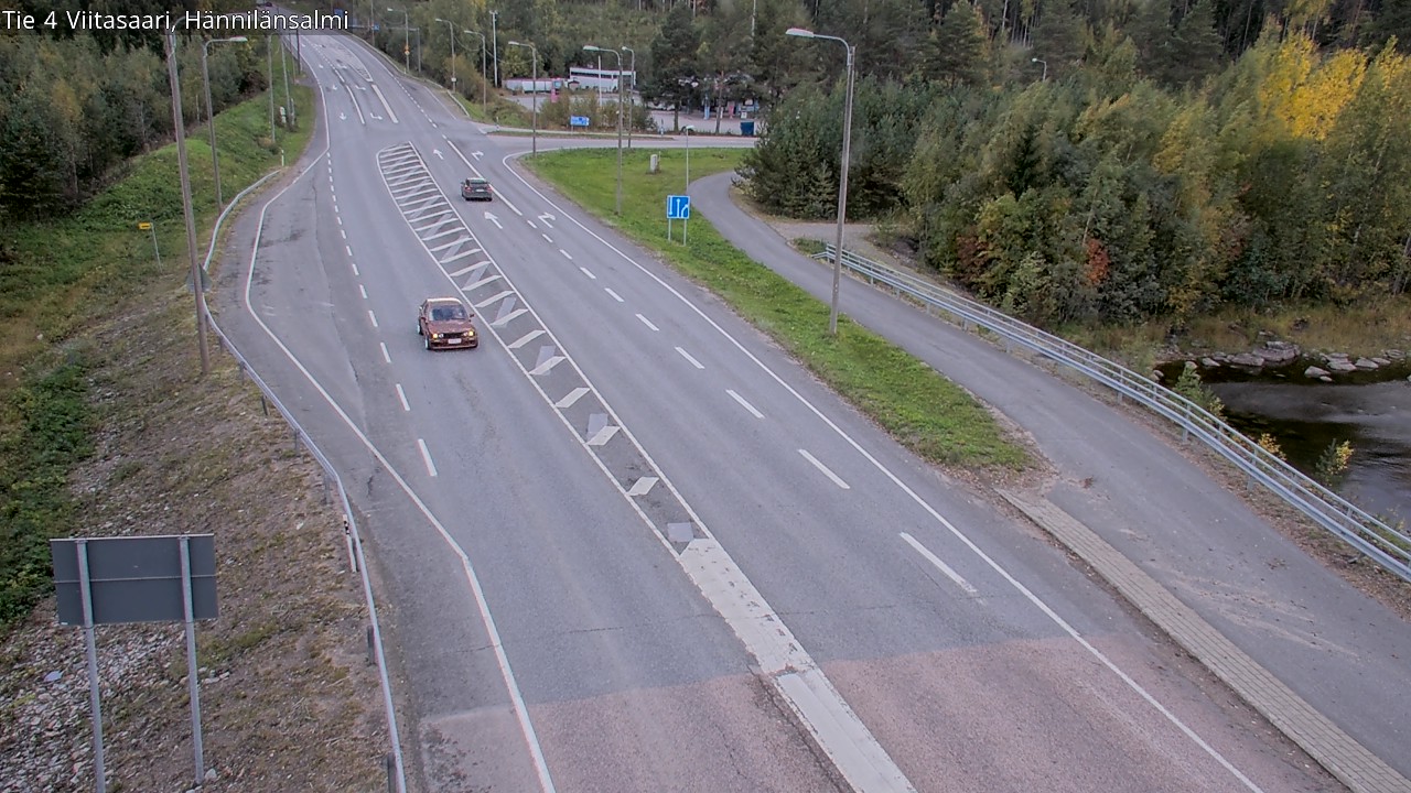 Weather Camera Image Road 4 Viitasaari Hännilänsalmi, Viitasaari, Keski-Suomi