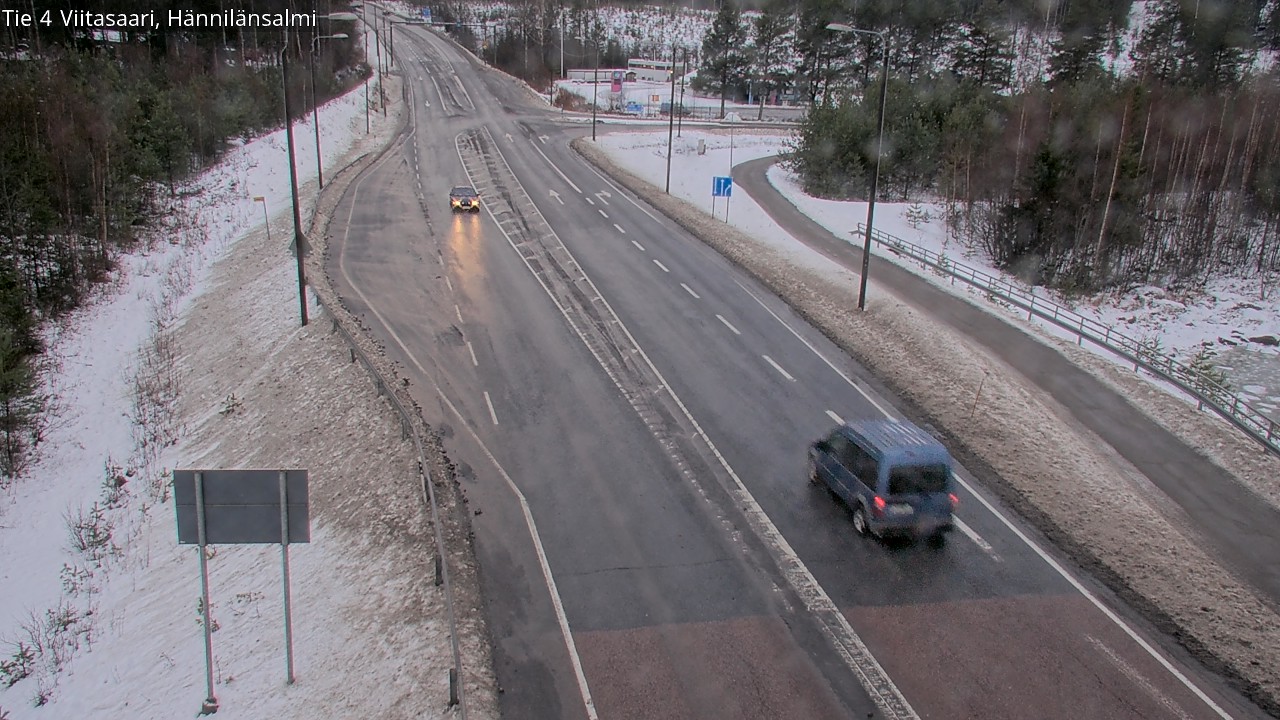 Weather Camera Image Väg 4 Viitasaari Hännilänsalmi, Viitasaari, Keski-Suomi