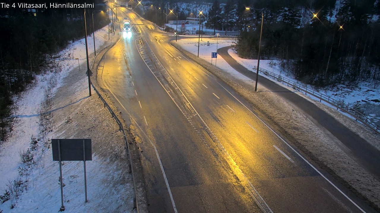 Weather Camera Image Väg 4 Viitasaari Hännilänsalmi, Viitasaari, Keski-Suomi