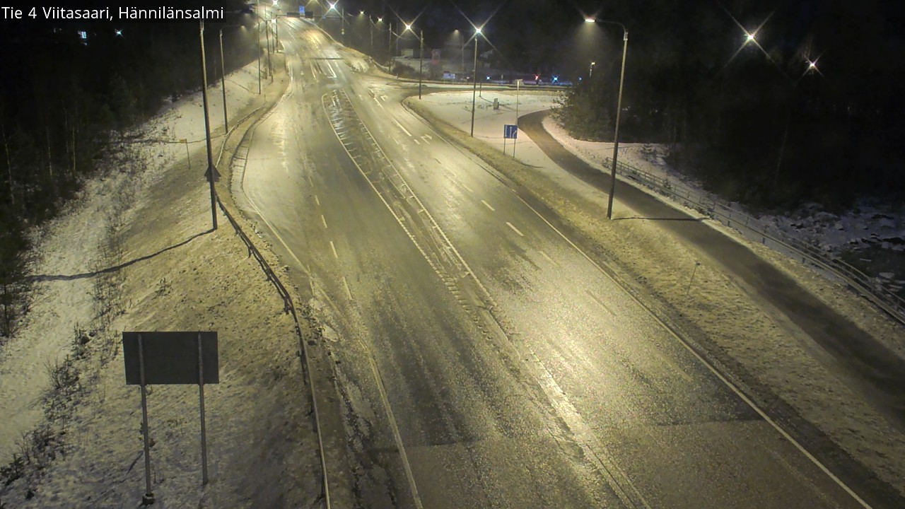 Weather Camera Image Väg 4 Viitasaari Hännilänsalmi, Viitasaari, Keski-Suomi
