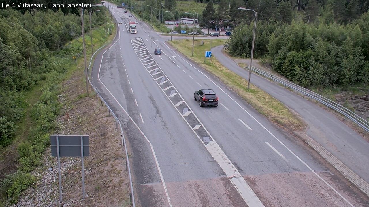 Weather Camera Image Väg 4 Viitasaari Hännilänsalmi, Viitasaari, Keski-Suomi