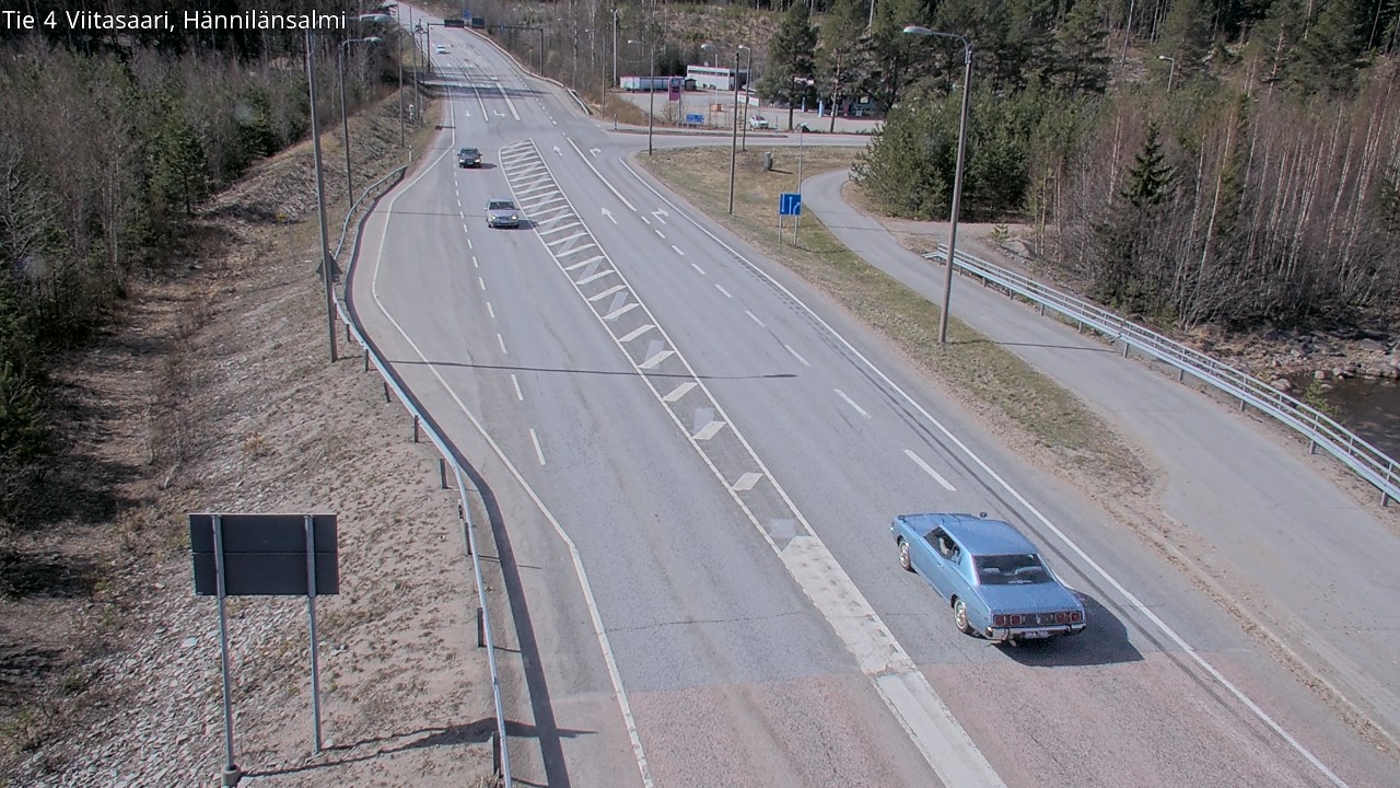Weather Camera Image Väg 4 Viitasaari Hännilänsalmi, Viitasaari, Keski-Suomi