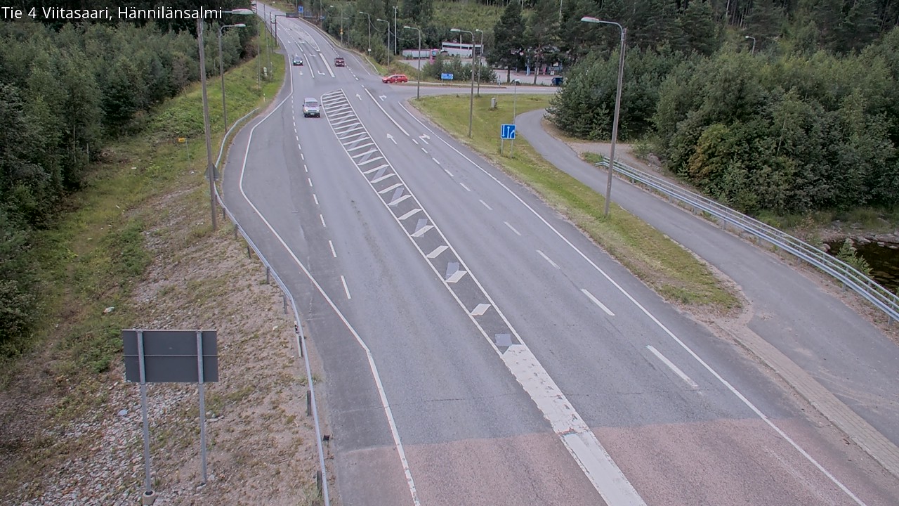 Weather Camera Image Road 4 Viitasaari Hännilänsalmi, Viitasaari, Keski-Suomi