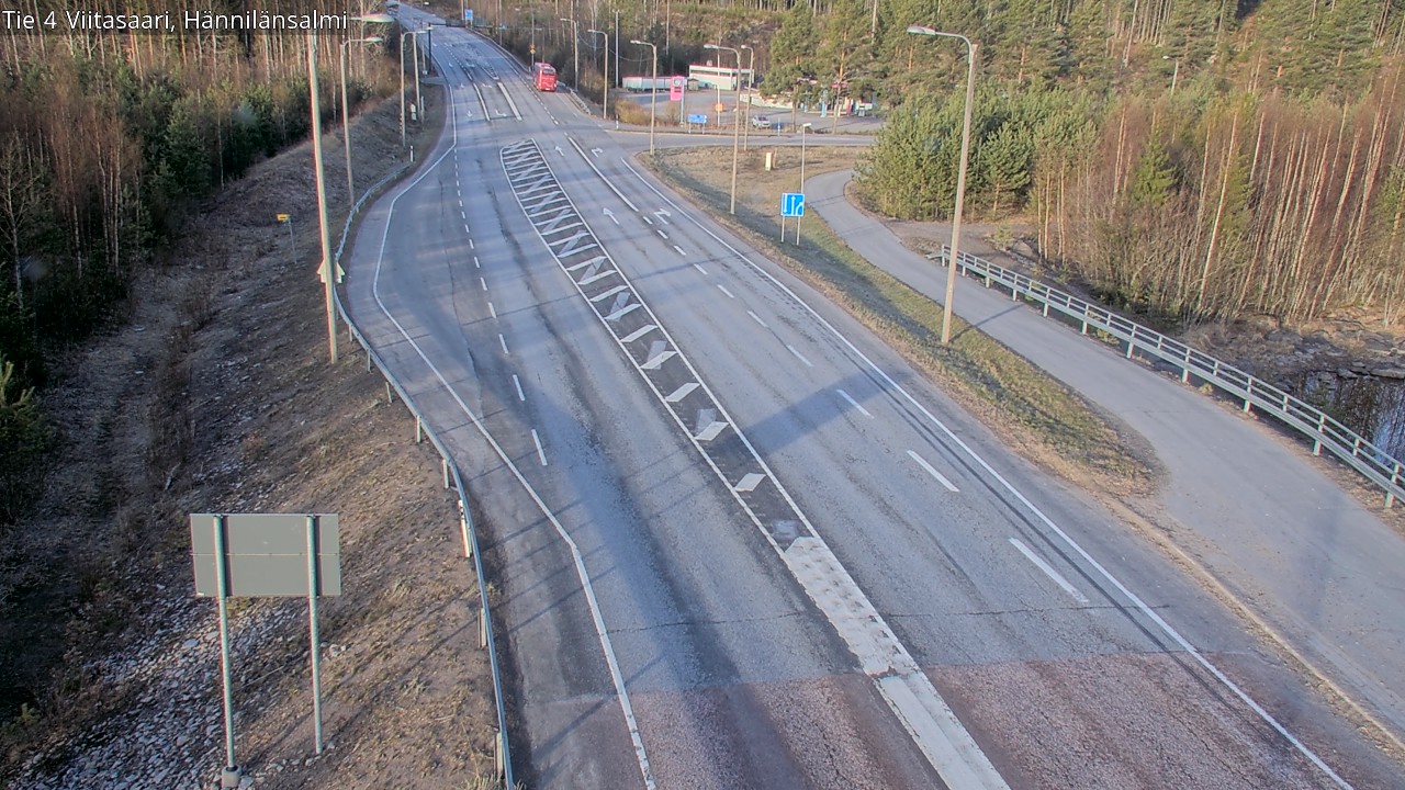 Weather Camera Image Väg 4 Viitasaari Hännilänsalmi, Viitasaari, Keski-Suomi