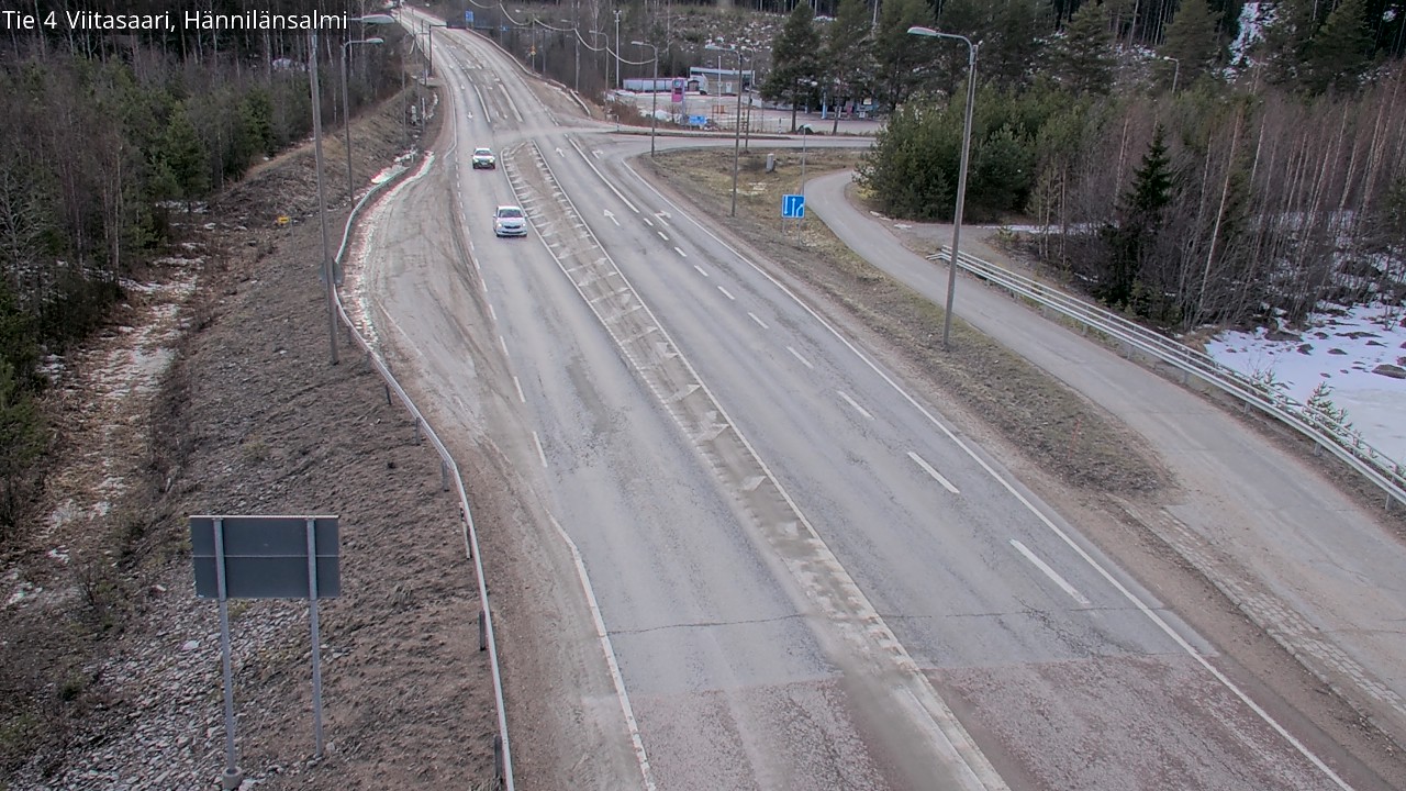 Weather Camera Image Väg 4 Viitasaari Hännilänsalmi, Viitasaari, Keski-Suomi