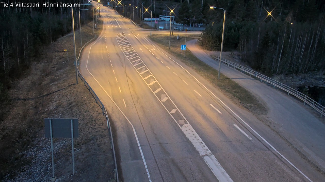 Weather Camera Image Road 4 Viitasaari Hännilänsalmi, Viitasaari, Keski-Suomi