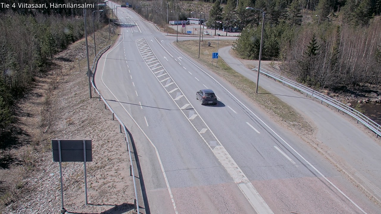 Weather Camera Image Väg 4 Viitasaari Hännilänsalmi, Viitasaari, Keski-Suomi