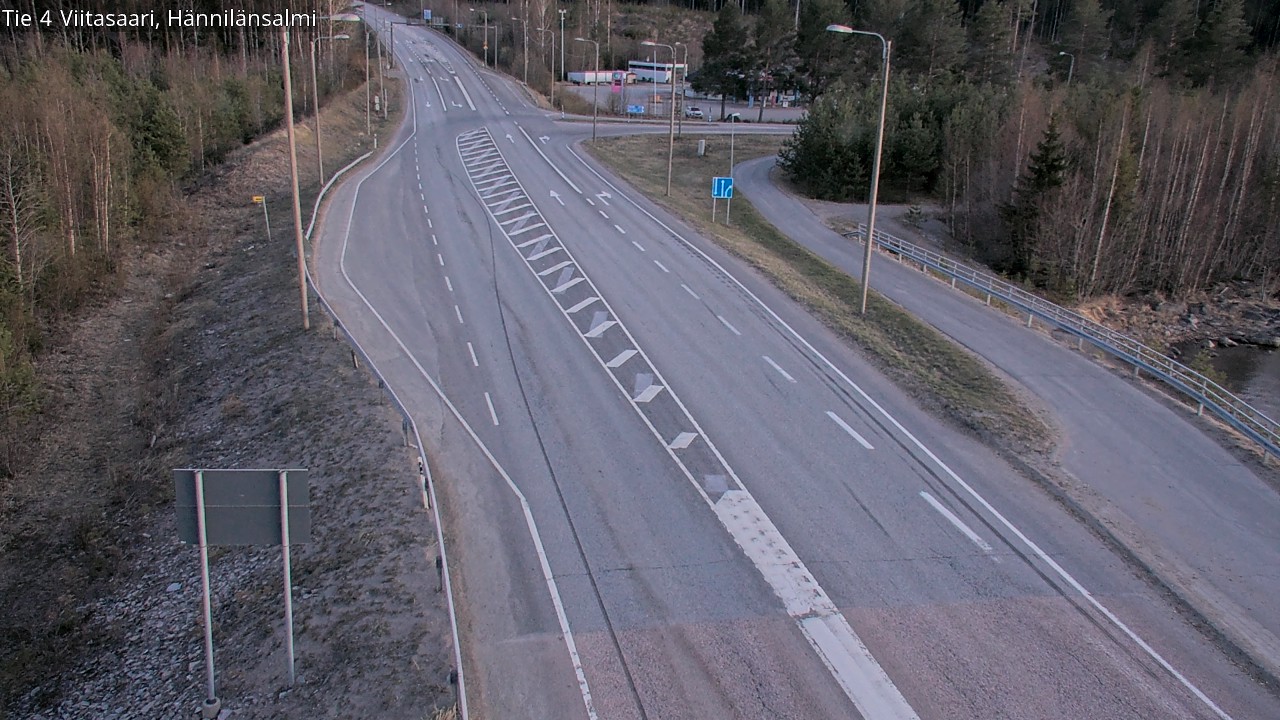 Weather Camera Image Väg 4 Viitasaari Hännilänsalmi, Viitasaari, Keski-Suomi