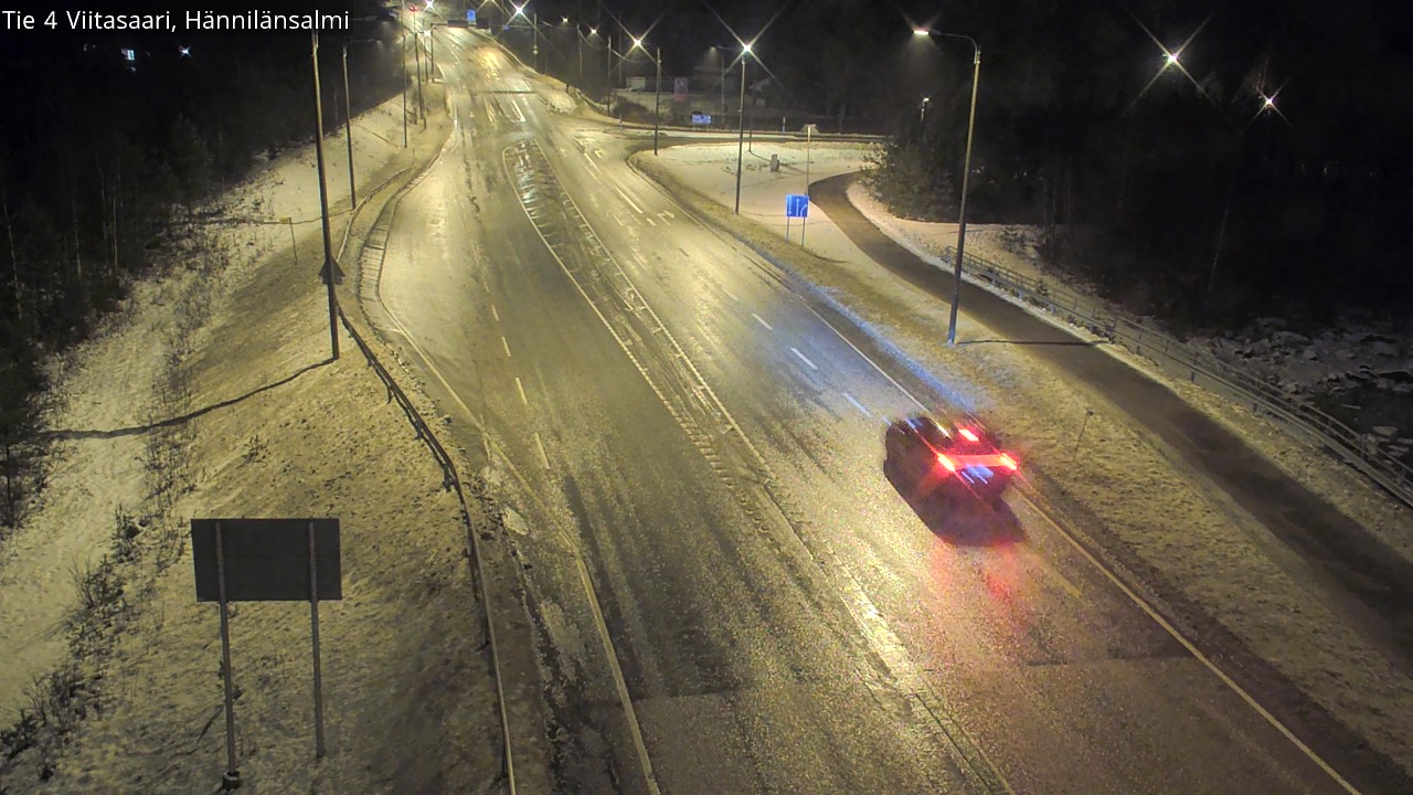 Weather Camera Image Väg 4 Viitasaari Hännilänsalmi, Viitasaari, Keski-Suomi
