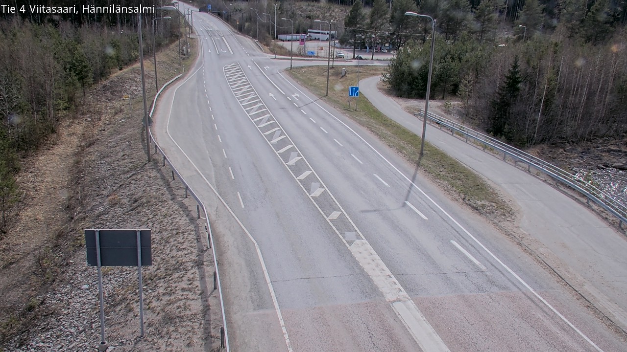 Weather Camera Image Väg 4 Viitasaari Hännilänsalmi, Viitasaari, Keski-Suomi