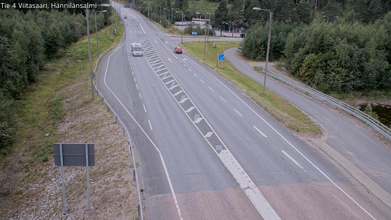 Weather Camera Image Road 4 Viitasaari Hännilänsalmi, Viitasaari, Keski-Suomi
