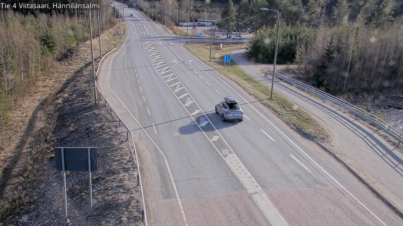 Weather Camera Image Väg 4 Viitasaari Hännilänsalmi, Viitasaari, Keski-Suomi