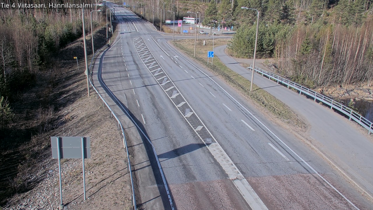 Weather Camera Image Väg 4 Viitasaari Hännilänsalmi, Viitasaari, Keski-Suomi