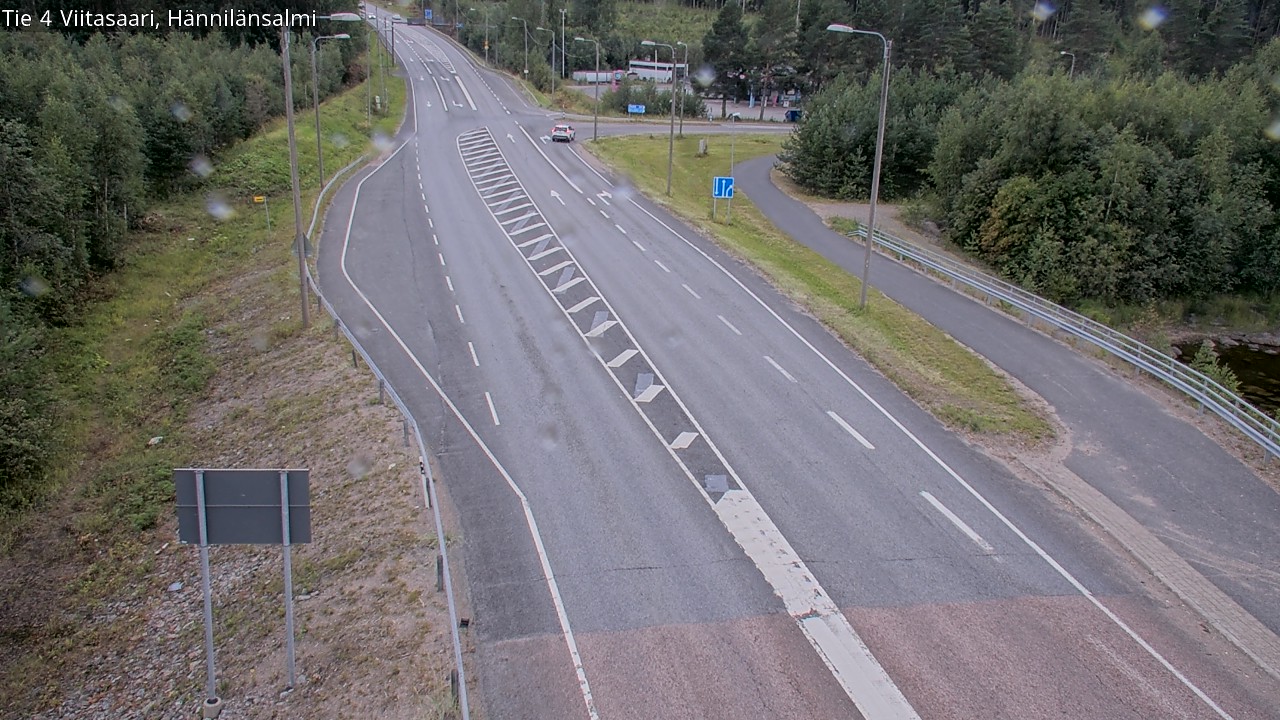 Weather Camera Image Väg 4 Viitasaari Hännilänsalmi, Viitasaari, Keski-Suomi