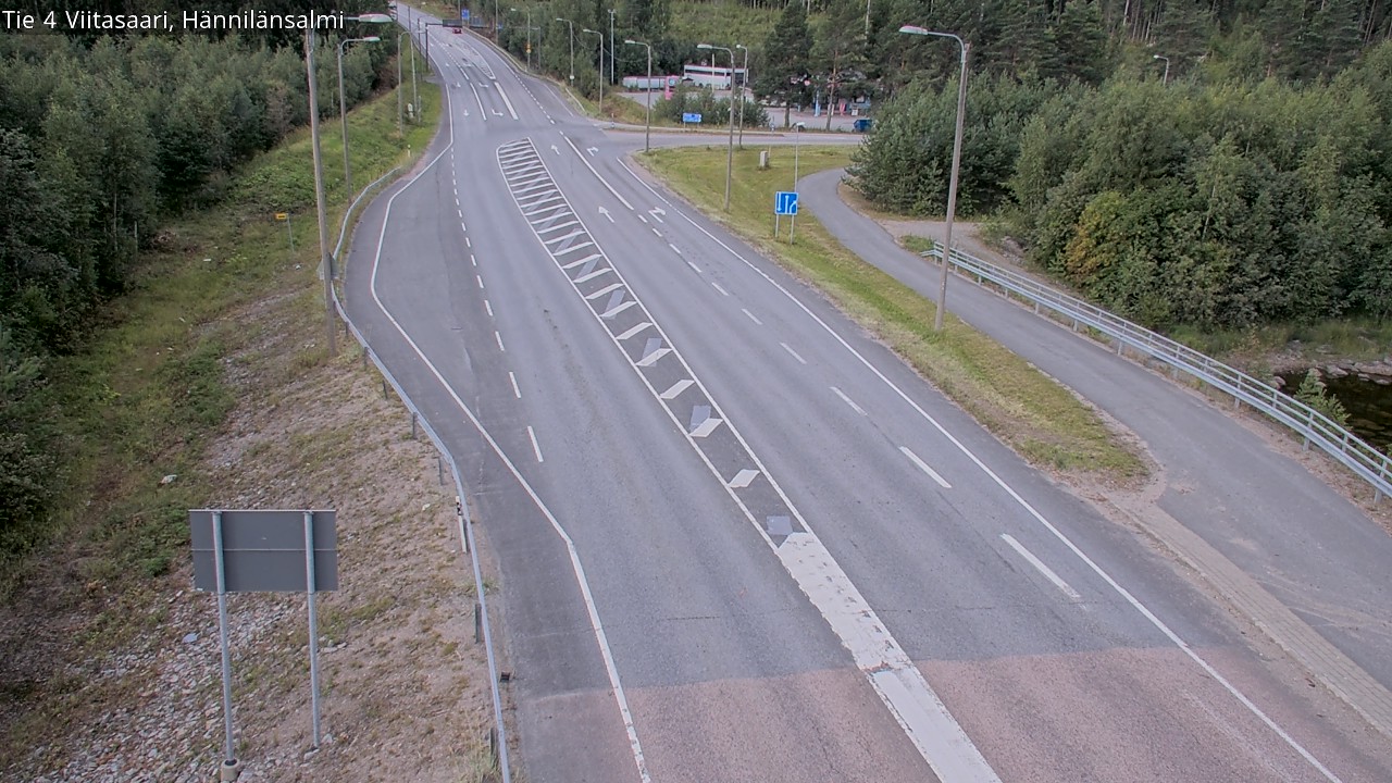 Weather Camera Image Road 4 Viitasaari Hännilänsalmi, Viitasaari, Keski-Suomi