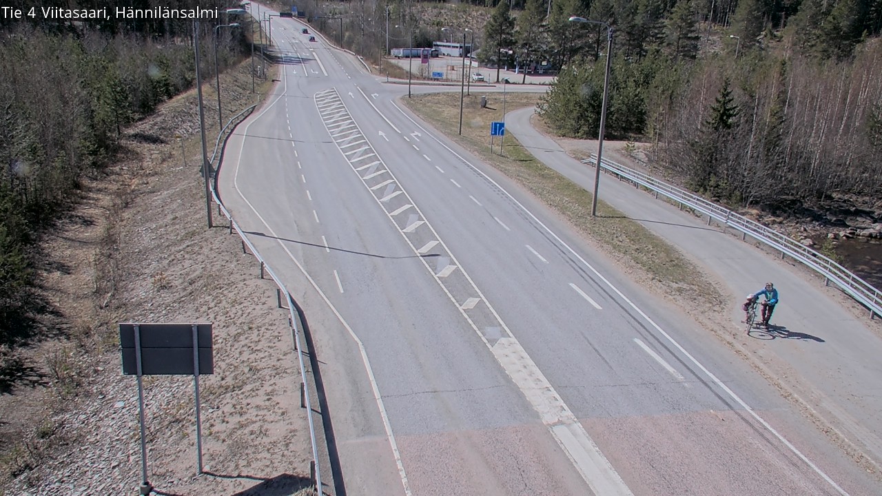 Weather Camera Image Väg 4 Viitasaari Hännilänsalmi, Viitasaari, Keski-Suomi
