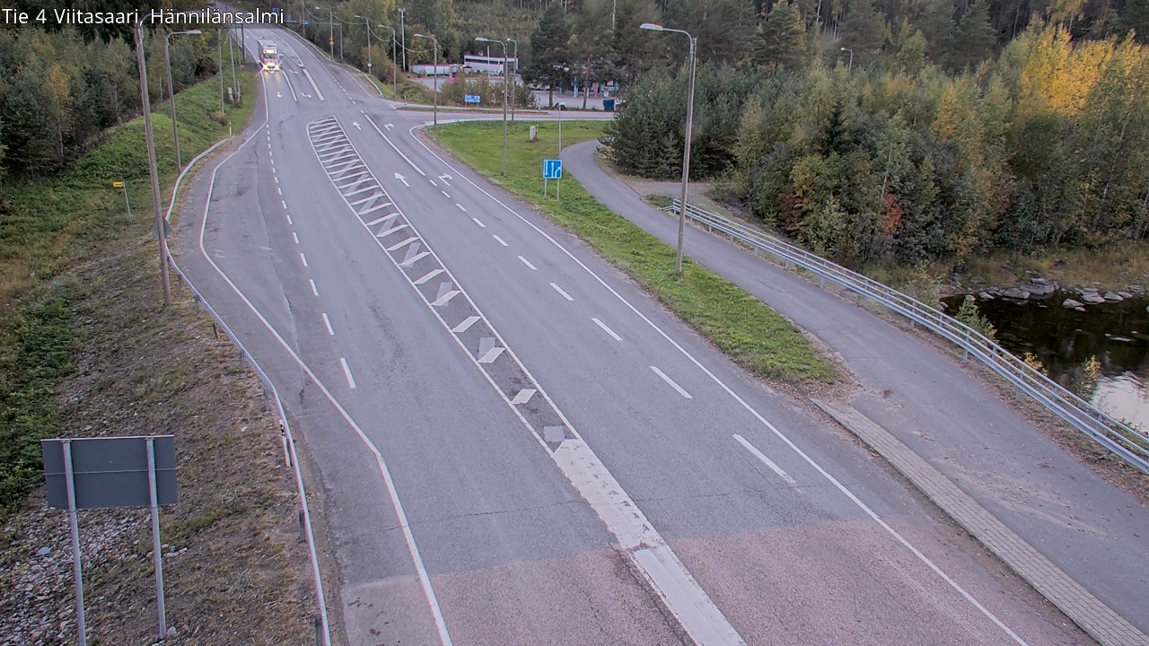 Weather Camera Image Road 4 Viitasaari Hännilänsalmi, Viitasaari, Keski-Suomi