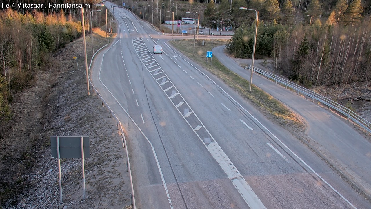 Weather Camera Image Väg 4 Viitasaari Hännilänsalmi, Viitasaari, Keski-Suomi