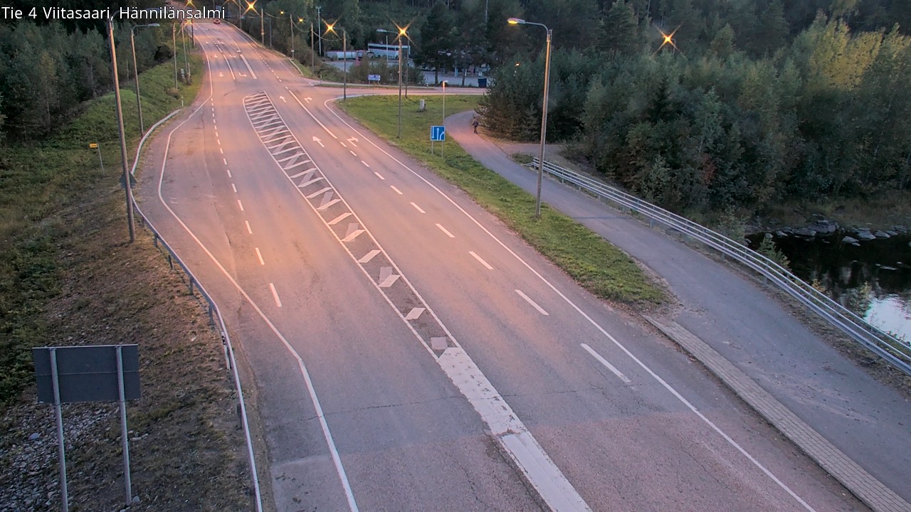 Weather Camera Image Road 4 Viitasaari Hännilänsalmi, Viitasaari, Keski-Suomi