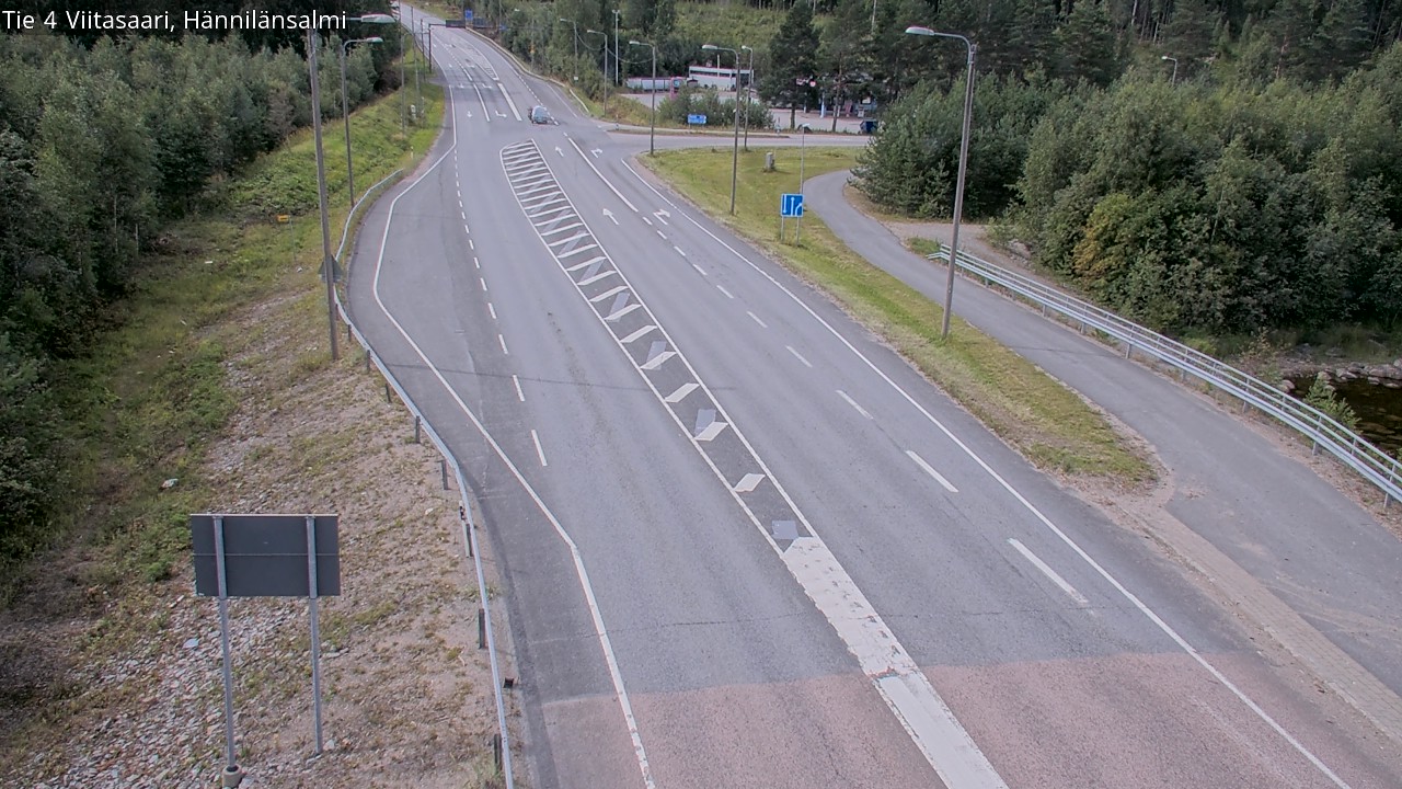 Weather Camera Image Road 4 Viitasaari Hännilänsalmi, Viitasaari, Keski-Suomi