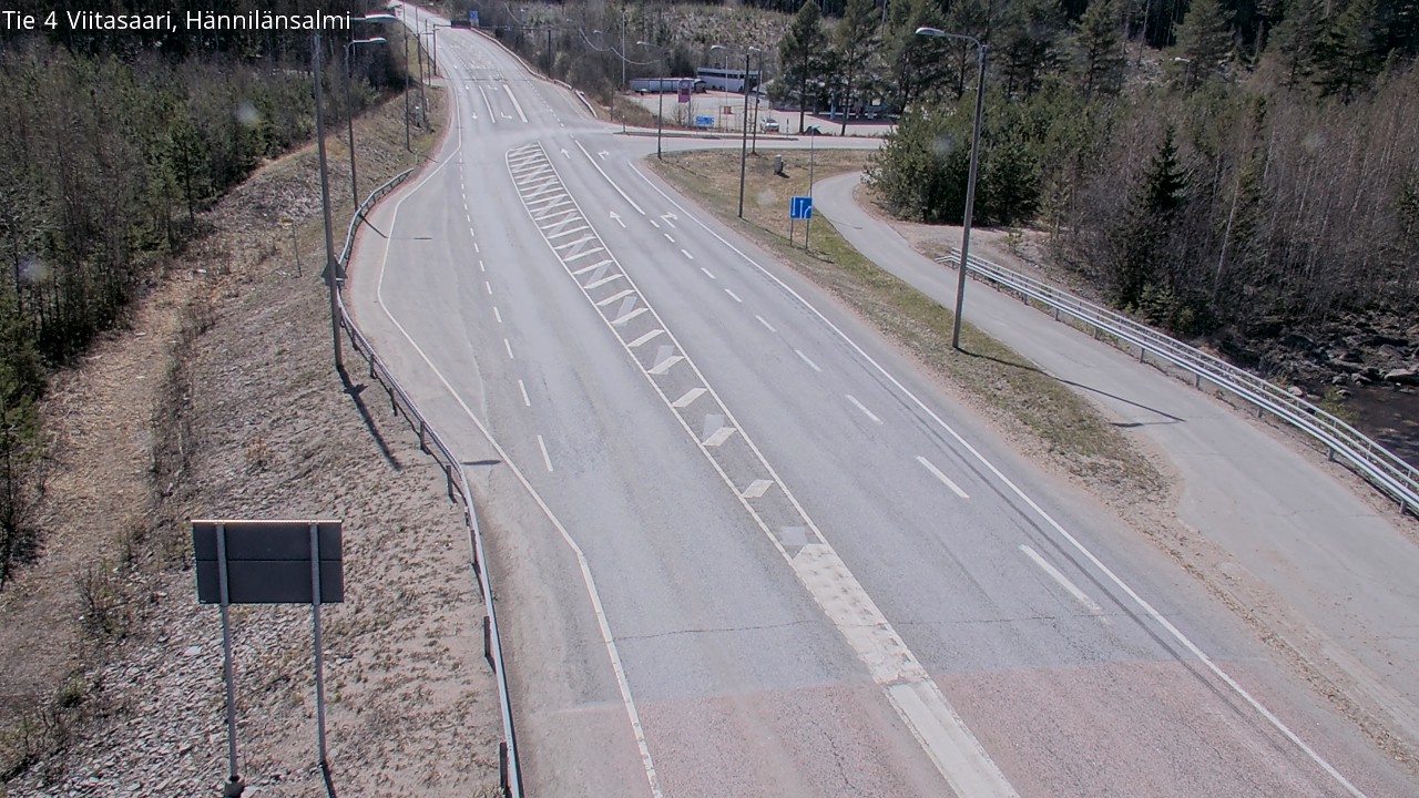 Weather Camera Image Väg 4 Viitasaari Hännilänsalmi, Viitasaari, Keski-Suomi