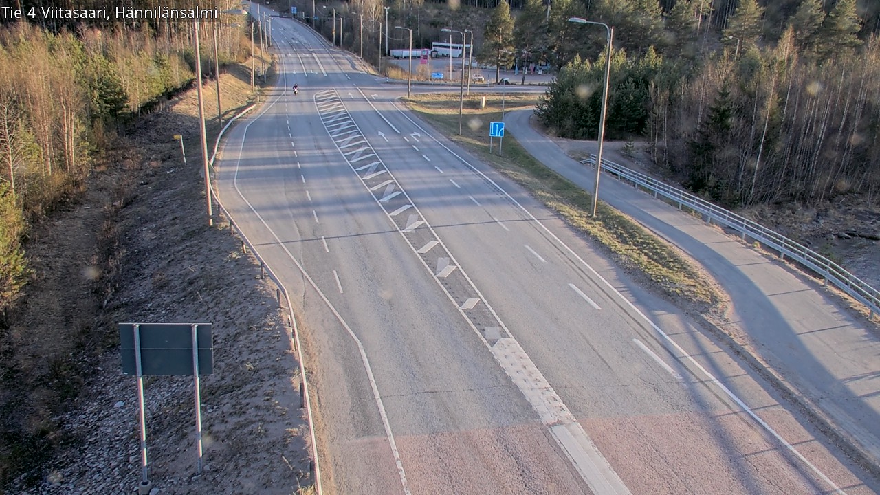Weather Camera Image Väg 4 Viitasaari Hännilänsalmi, Viitasaari, Keski-Suomi