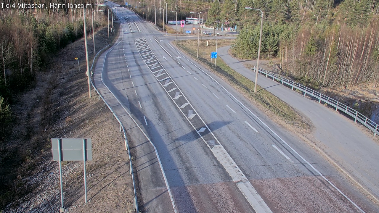 Weather Camera Image Väg 4 Viitasaari Hännilänsalmi, Viitasaari, Keski-Suomi
