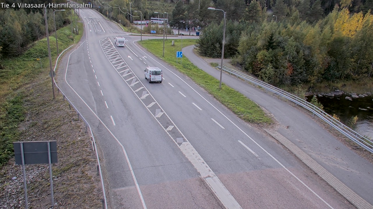 Weather Camera Image Road 4 Viitasaari Hännilänsalmi, Viitasaari, Keski-Suomi