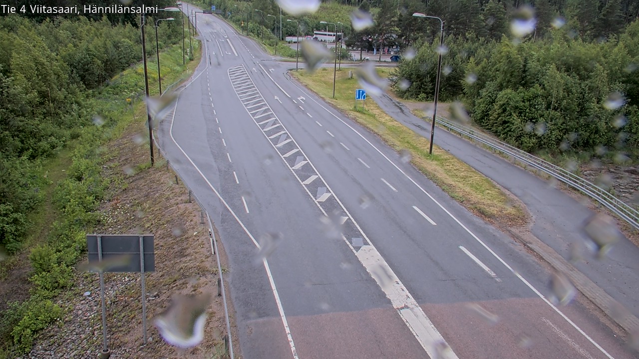 Weather Camera Image Väg 4 Viitasaari Hännilänsalmi, Viitasaari, Keski-Suomi