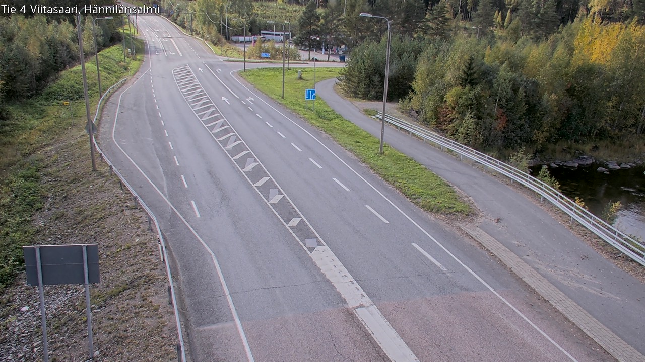 Weather Camera Image Road 4 Viitasaari Hännilänsalmi, Viitasaari, Keski-Suomi