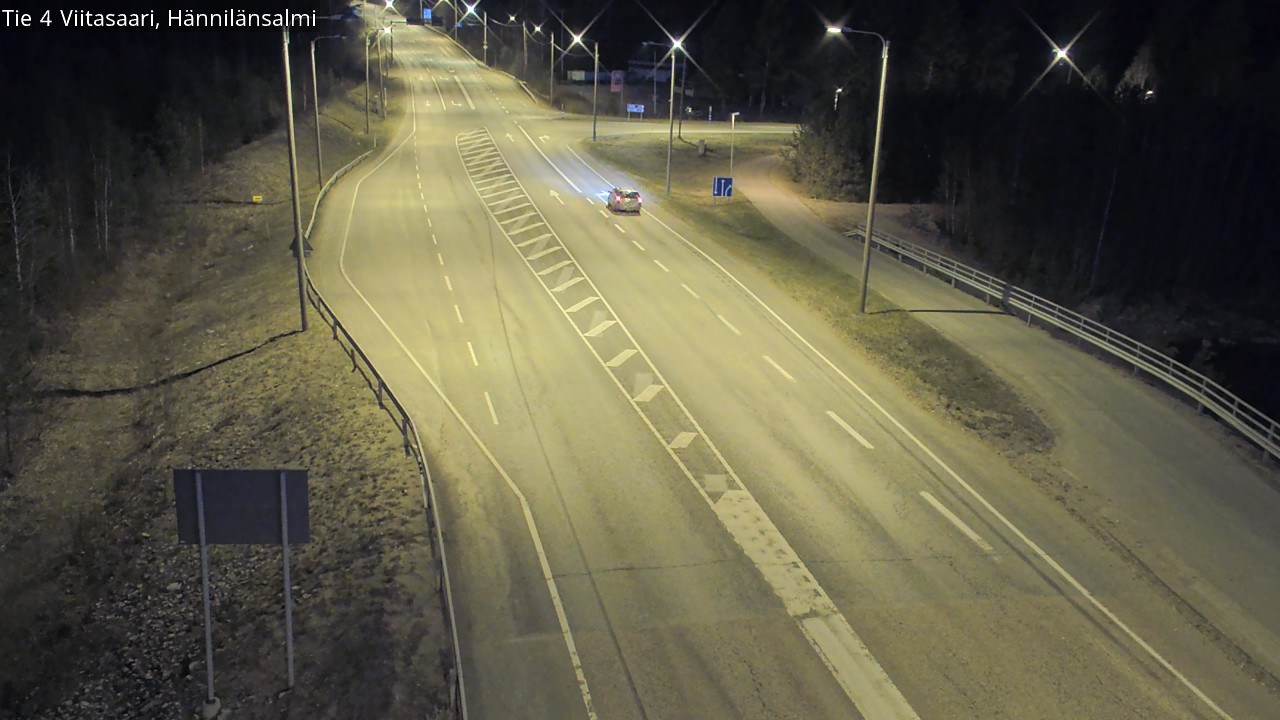 Weather Camera Image Väg 4 Viitasaari Hännilänsalmi, Viitasaari, Keski-Suomi