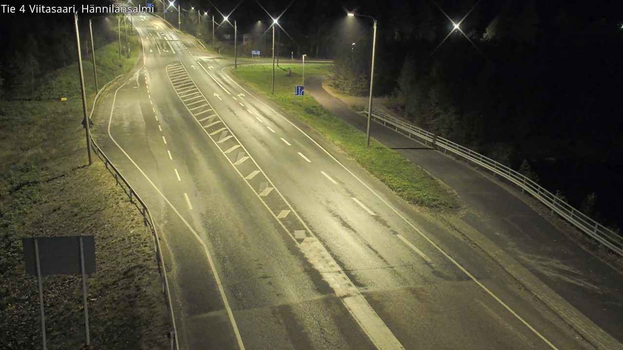 Weather Camera Image Road 4 Viitasaari Hännilänsalmi, Viitasaari, Keski-Suomi