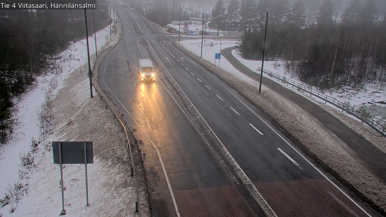 Weather Camera Image Väg 4 Viitasaari Hännilänsalmi, Viitasaari, Keski-Suomi