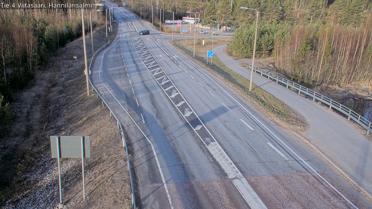 Weather Camera Image Väg 4 Viitasaari Hännilänsalmi, Viitasaari, Keski-Suomi