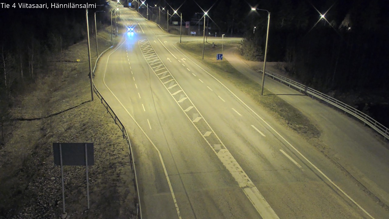 Weather Camera Image Väg 4 Viitasaari Hännilänsalmi, Viitasaari, Keski-Suomi
