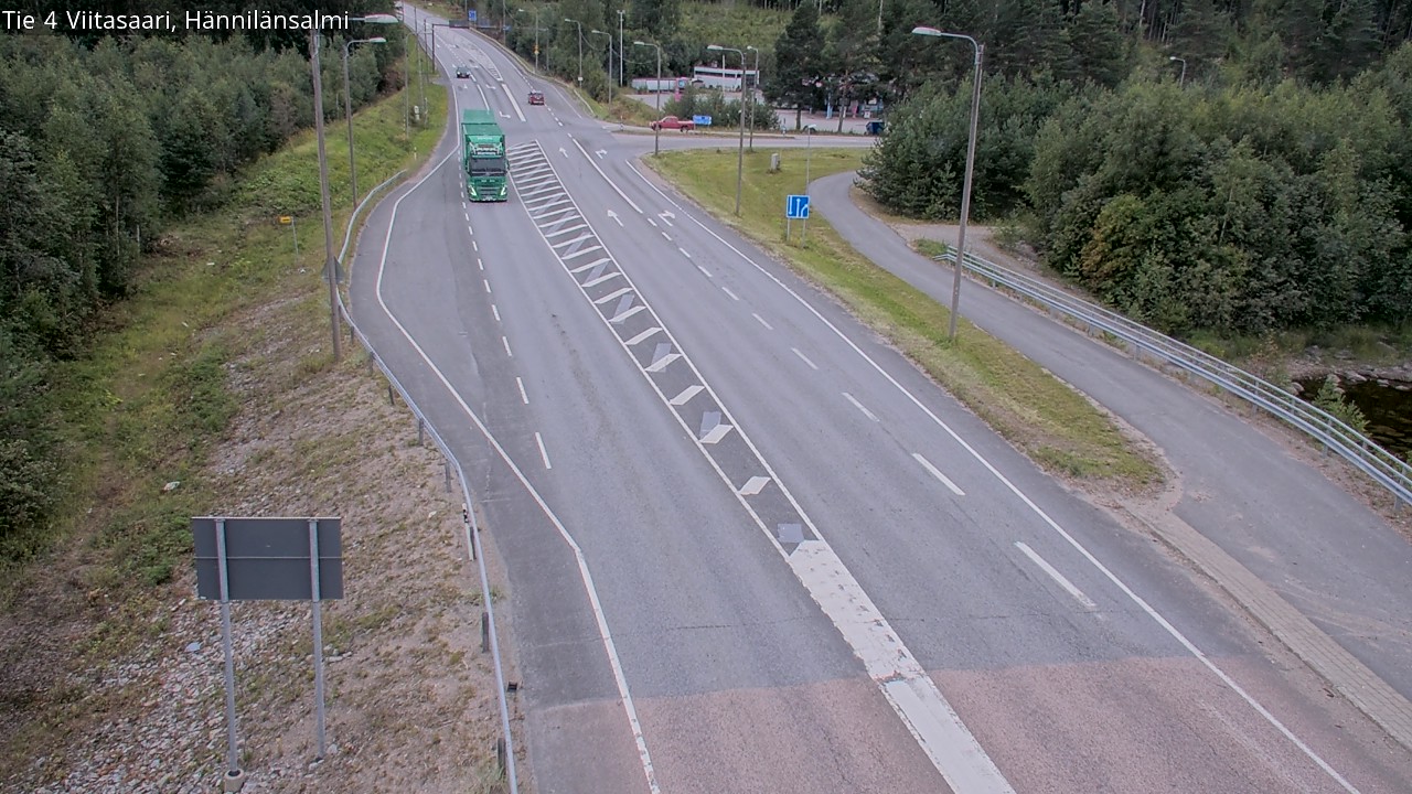 Weather Camera Image Road 4 Viitasaari Hännilänsalmi, Viitasaari, Keski-Suomi
