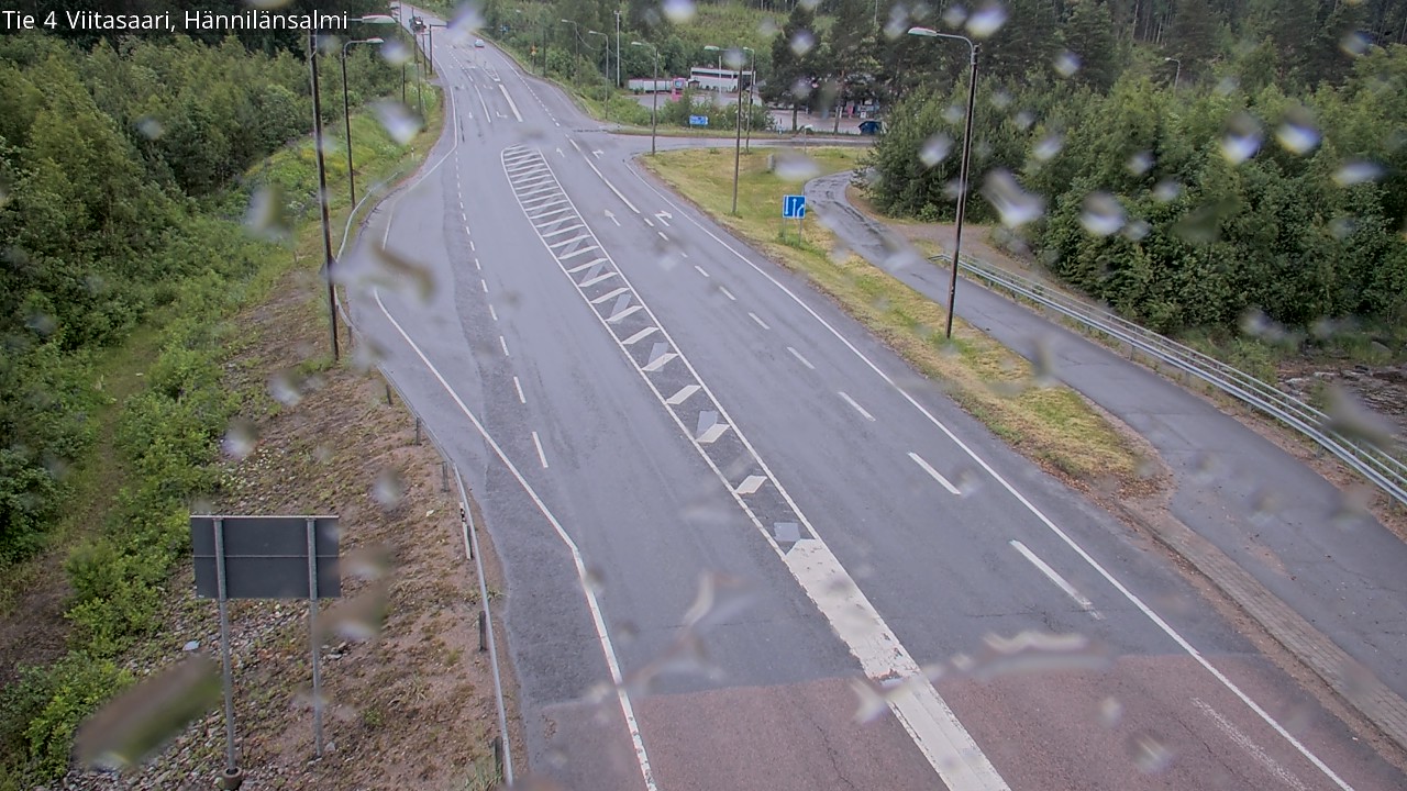 Weather Camera Image Väg 4 Viitasaari Hännilänsalmi, Viitasaari, Keski-Suomi