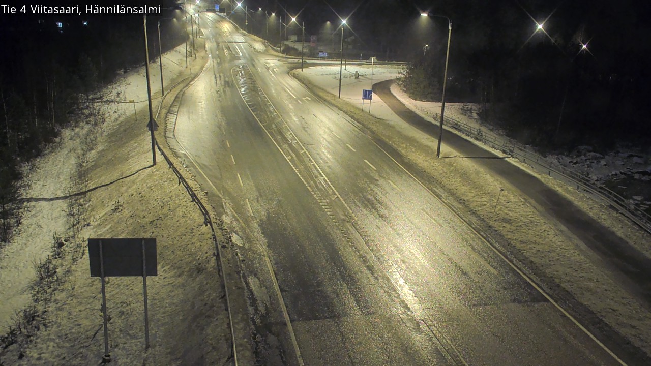 Weather Camera Image Väg 4 Viitasaari Hännilänsalmi, Viitasaari, Keski-Suomi