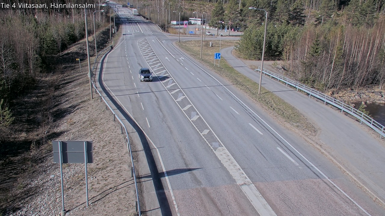 Weather Camera Image Väg 4 Viitasaari Hännilänsalmi, Viitasaari, Keski-Suomi