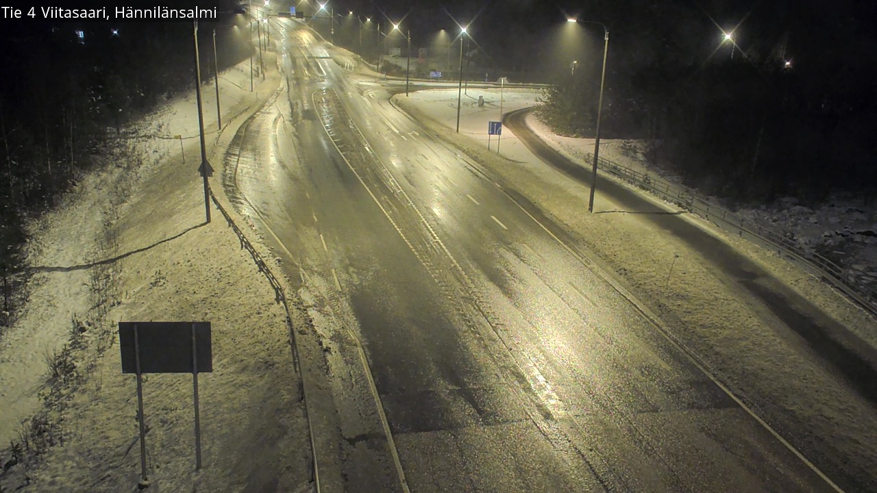 Weather Camera Image Road 4 Viitasaari Hännilänsalmi, Viitasaari, Keski-Suomi