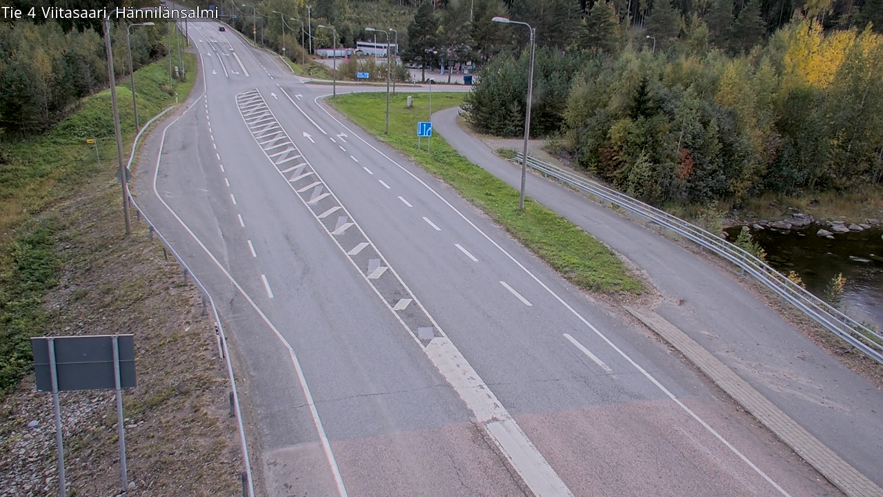 Weather Camera Image Road 4 Viitasaari Hännilänsalmi, Viitasaari, Keski-Suomi