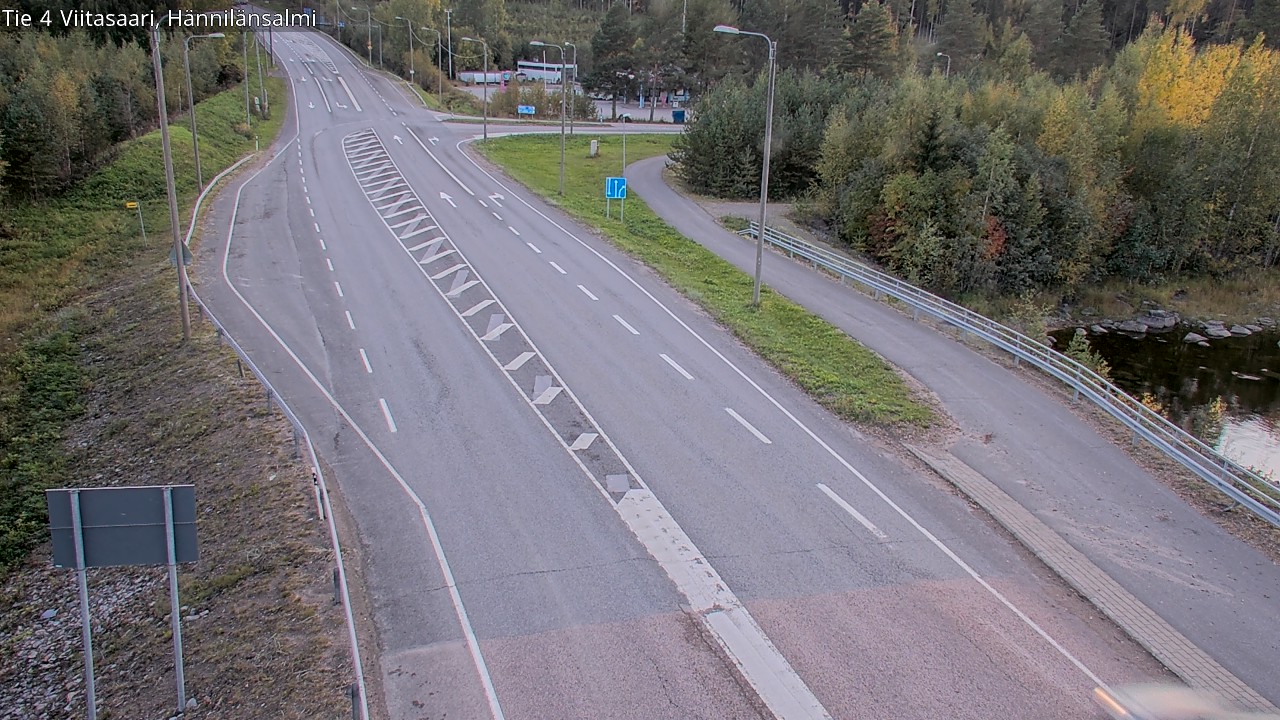 Weather Camera Image Road 4 Viitasaari Hännilänsalmi, Viitasaari, Keski-Suomi