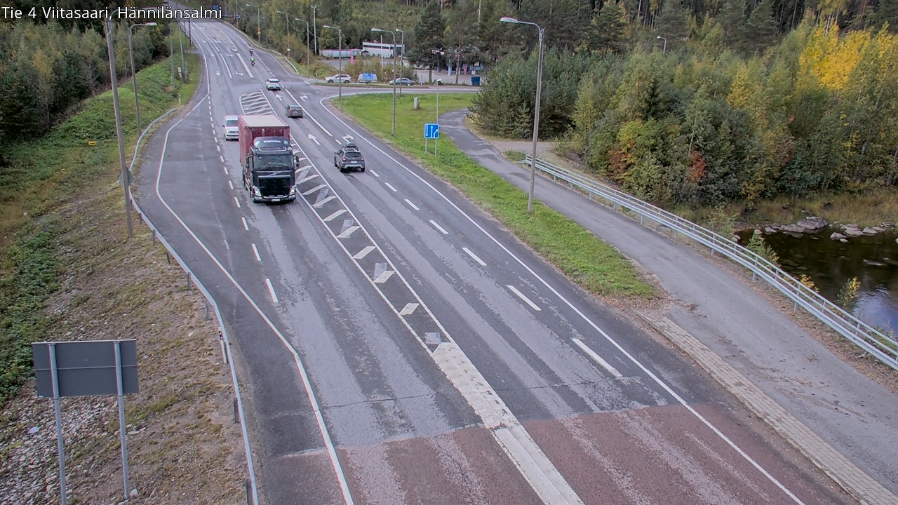 Weather Camera Image Road 4 Viitasaari Hännilänsalmi, Viitasaari, Keski-Suomi