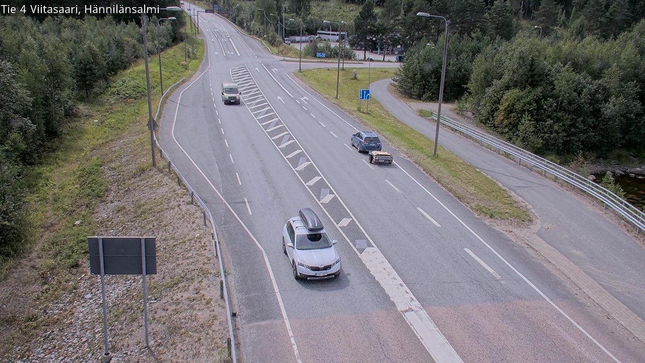 Weather Camera Image Road 4 Viitasaari Hännilänsalmi, Viitasaari, Keski-Suomi