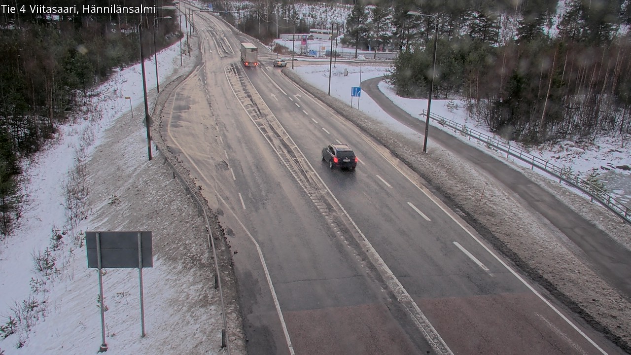 Weather Camera Image Väg 4 Viitasaari Hännilänsalmi, Viitasaari, Keski-Suomi